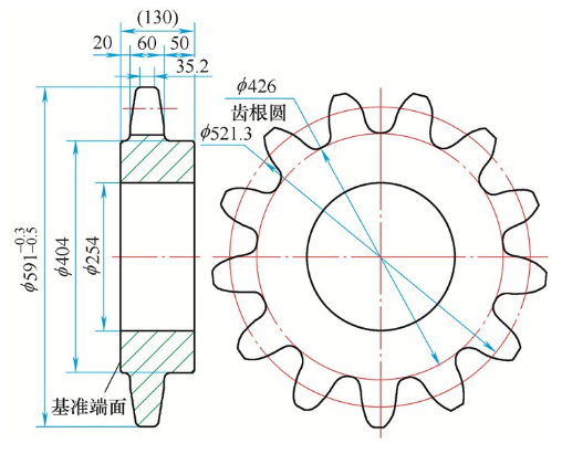 【兆恒機(jī)械】滲碳齒部有嚴(yán)重的貫穿型裂紋，何原因？